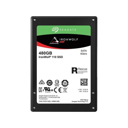 Seagate IronWolf 110 480GB 2.5in. SATA 6Gb/s Solid State Drive (3D TLC) ZA480NM10011